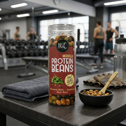 Irie Masala Protein Beans High Protein Post Workout Gym Snack