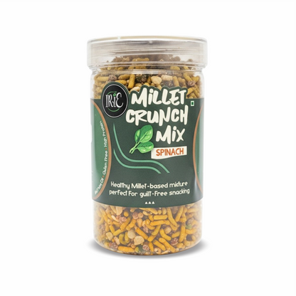 Spinach Millet Crunch Mix