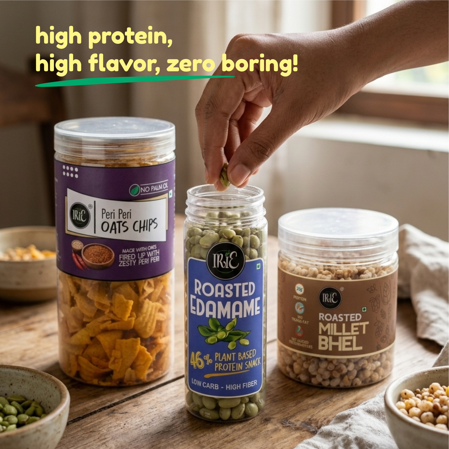 The Protein-Powered Snack Box - 3 High-Protein Snacks Combo