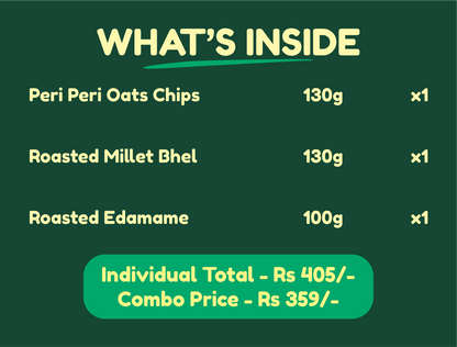 The Protein-Powered Snack Box - 3 High-Protein Snacks Combo