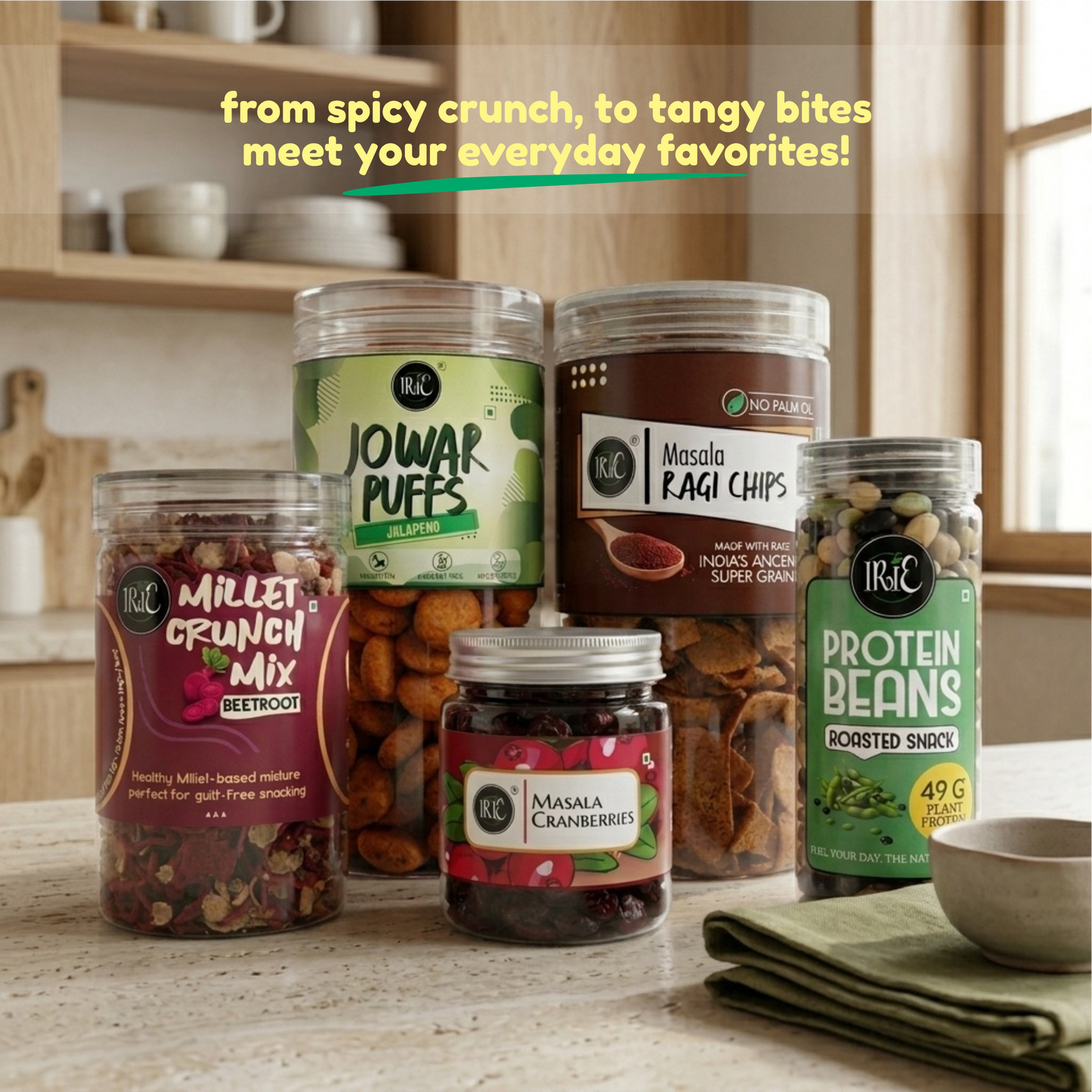 The Bestsellers Box - Great for newbies! - 5 Healthy Snacks Combo