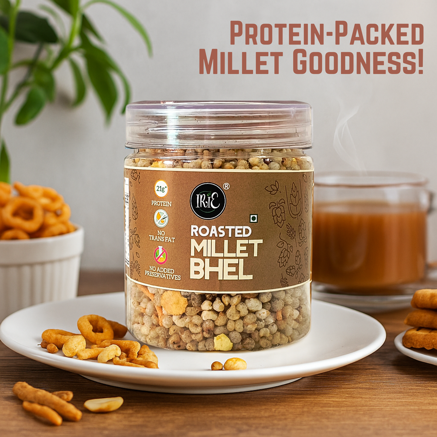 Roasted Millet Bhel | 130g | 21g Protein