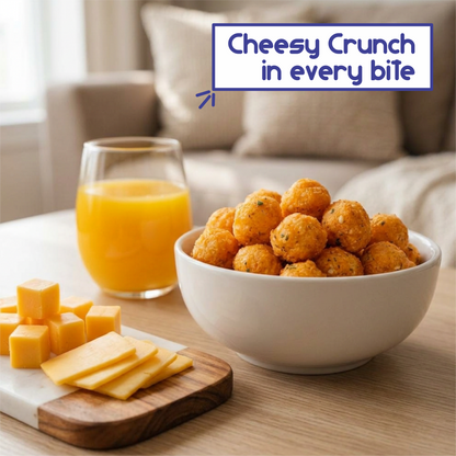 Irie Quinoa Puff Cheese & Herb Flavor Healthy Roasted Snack for Tea Time