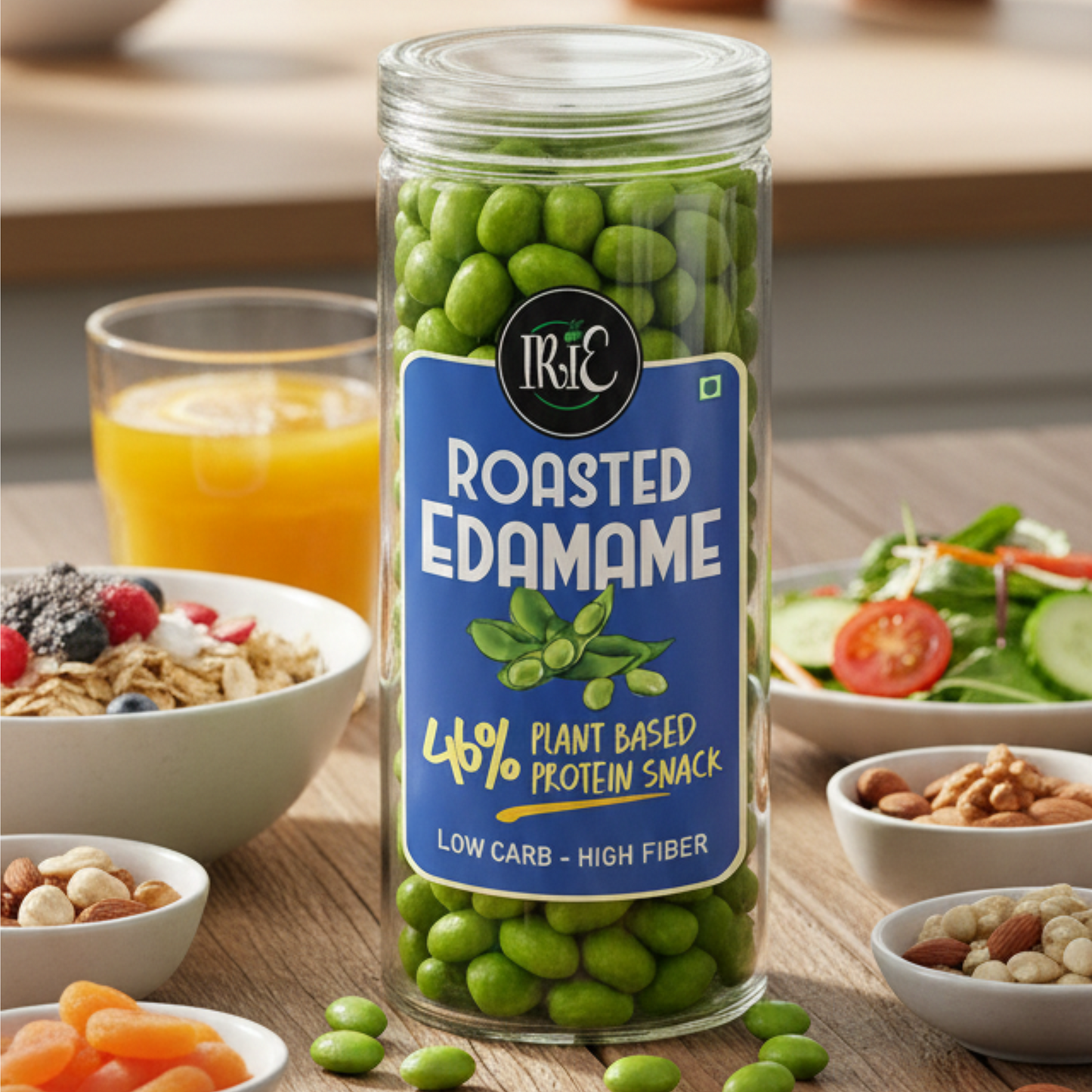 Roasted Edamame - Sea Salt | 46g Protein | 100g