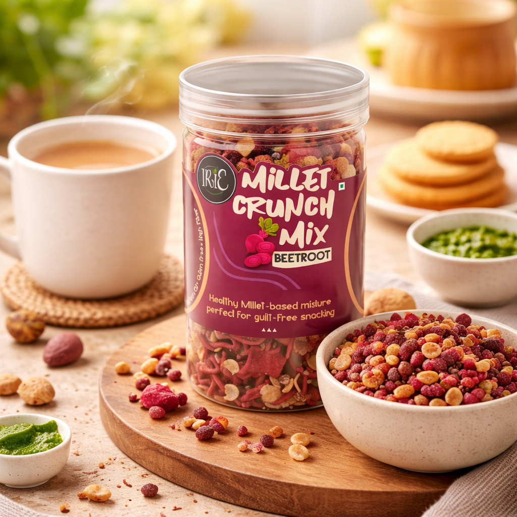Beetroot Millet Crunch Mix
