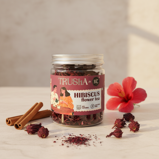 Trusha By Irie Hibiscus Flower Tea, Natural Detox Tea. , Dried Hibiscus Flowers. Stress Releasing Tea. Calming Tea.