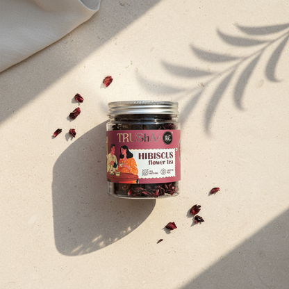 Trusha By Irie Hibiscus Flower Tea, Natural Detox Tea. , Dried Hibiscus Flowers. Stress Releasing Tea. Calming Tea.